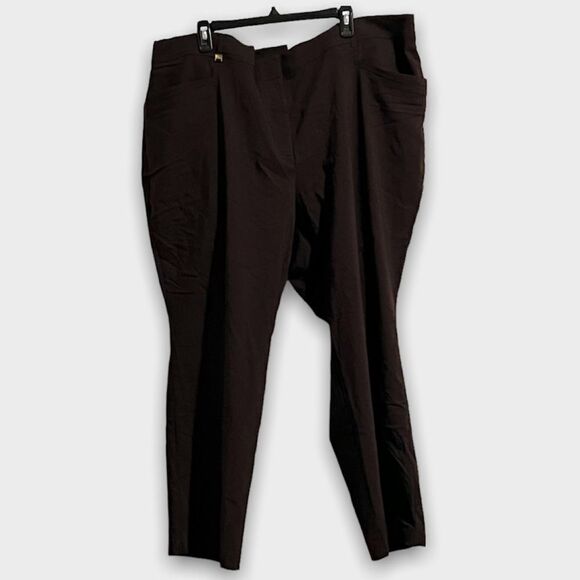 JM COLLECTION PLUS SIZE PETITE Pants - Picture 6 of 8